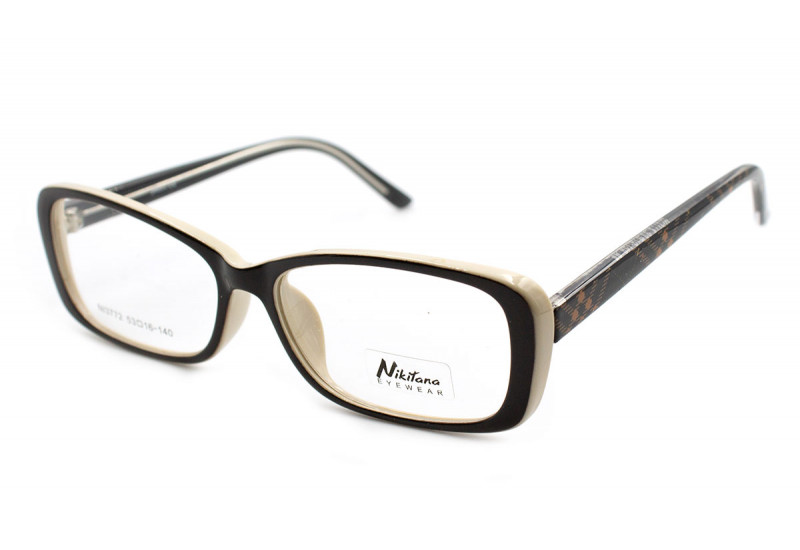 Красива пластикова оправа для окулярів Nikitana 3772